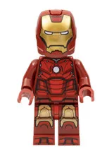 LEGO Iron Man - Mark 3 Armor, Helmet Minifigure New,  sh0825