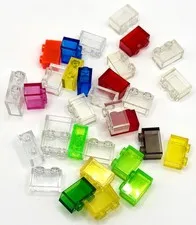 LEGO Mixture Color Lot 1 x 2 Bricks inv.640