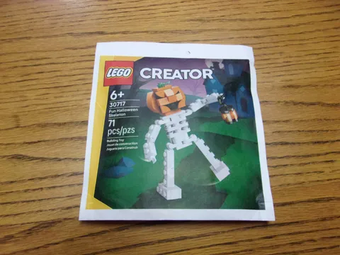 In Hand New 2026 Lego Creator 30717 Fun Halloween Skeleton Paperbag Set