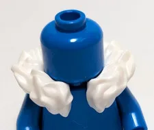 Lego - Minifigure Utensil - White, Fur Collar