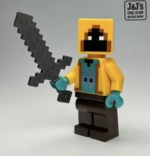 LEGO® Minecraft Shadow Hoodie Minifigure w/ Sword 21271 min206 BRAND NEW