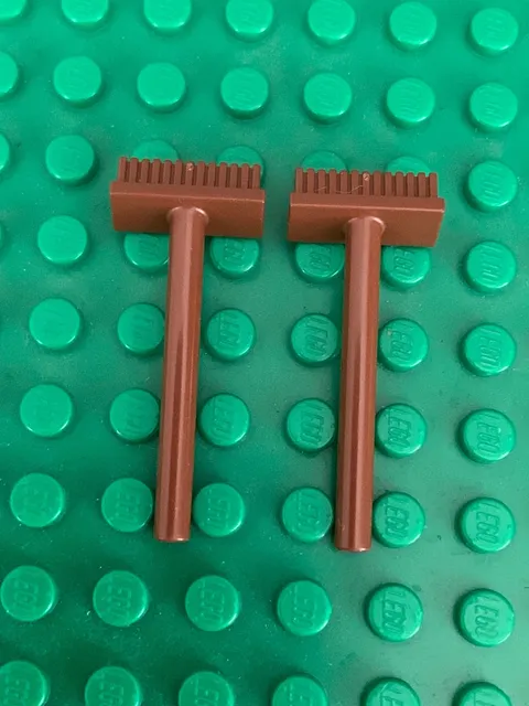 LEGO® MiniFigure Brooms - Brown Two (2) New