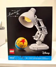 LEGO Ideas Disney Pixar Luxo Jr. Set 21357 613pcs Age 18+ Complete Set Box