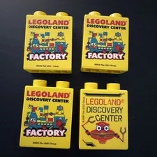 Legoland Discovery Center Lego Factory Yellow Brick Souvenir 2016 4 Lot As-is