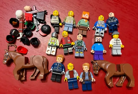 Lot of Random Lego Figures and Pieces
