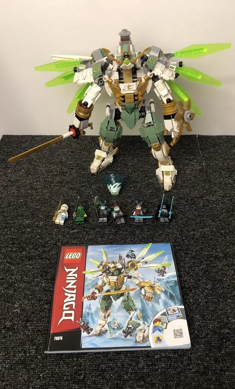 Ninjago Lloyd's Titan Mech (70676) 99%Complete W/ Instructions