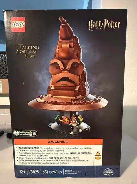 LEGO Harry Potter: Talking Sorting Hat (76429), NIB Never Opened