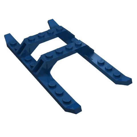 3x LEGO® Part 30248 - Helicopter Sled Rails 12 x 6