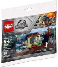 LEGO Jurassic World: Baby Velociraptor Playpen (30382) Polybag, New
