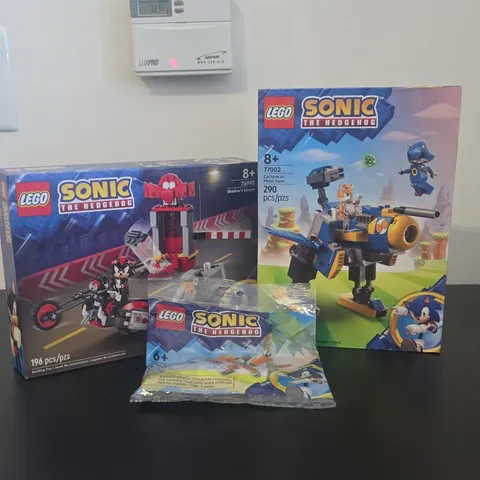 LEGO Brand New Sonic Bundle : Shadows Escape, Cyclone Vs Metal Sonic, Kiki Poly