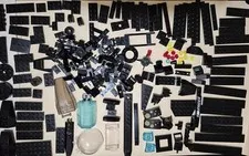 Lego Space Lot Cockpit Canopy Jet Engines Plates Spare Parts 200 plus pieces