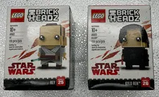 REY AND KYLO REN LEGO BRICKHEADZ (41602 AND 41603) - STAR WARS - NEW and SEALED