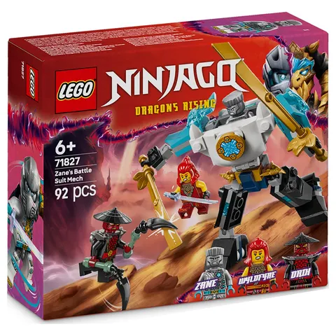 LEGO NINJAGO Zane’s Battle Suit Mech - Ninja Toy with 3 Minifigures