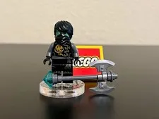 LEGO Ninjago 2016 Cole - Ghost (njo0242) w/weapon Rare/Retired Excellent Cond. 