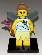 LEGO Minifigures Series 9 Fairy Minifigure with Wings, Pink Wand & Base