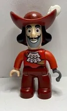 LEGO Duplo Neverland Pirates Captain Hook Red Toy Figure