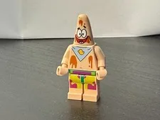 LEGO Patrick - Bib, Ice Cream Splotches bob030 CMF Minifigure Minifig h486