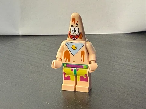 LEGO Patrick - Bib, Ice Cream Splotches bob030 CMF Minifigure Minifig h486