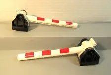 Lego Duplo Train Track Switcher Car Crossing Red Stripes Lot of 4 Pcs.