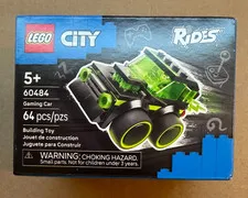 LEGO City Rides - Gaming Car - #60484 - 64 PCS - NEW IN BOX