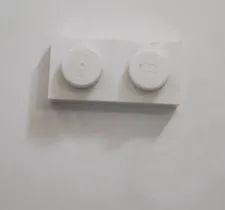 LEGO White Plate 1 x 2 3023