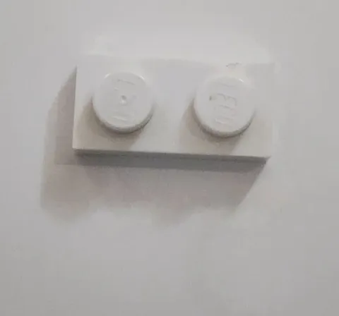 LEGO White Plate 1 x 2 3023