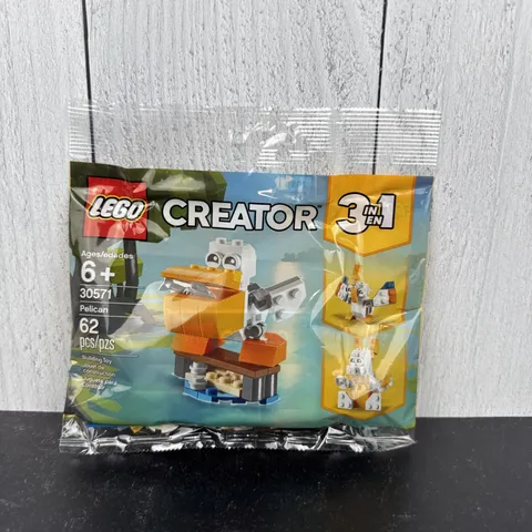 LEGO 30571 Creator 3-in-1 Pelican Bird Polybag BRAND NEW SEALED