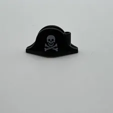 LEGO Bicorne Pirate Hat with Skull and Crossbones (2528 / 23021) inv.369