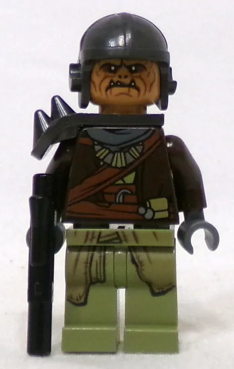 LEGO Star Wars 75254 sw1060 Klatooinian Raider With Helmet Shoulder Pad Minifig