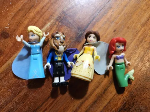 Lot 1: Lego Disney Princess Minifigure Lot Of 4 Characters
