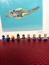 LEGO Authentic Jurassic World Figures of 9 Assorted Characters