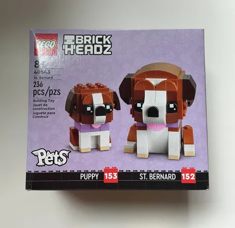 LEGO BrickHeadz St. Bernard Set 40543 (SEALED)