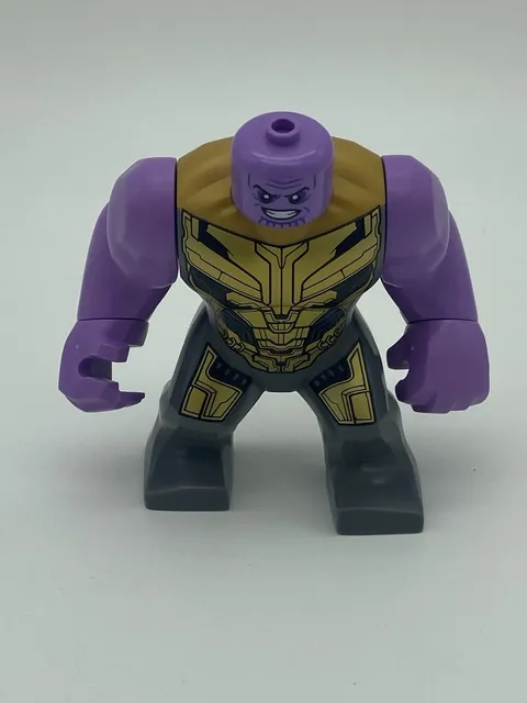 Lego Thanos Minifigure Smile & Gold Armor Marvel Infinity Saga 76192 sh0733