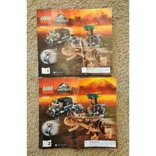 LEGO Jurassic World 75929 Carnotaurus Gyrosphere Escape Instruction Manuals Only