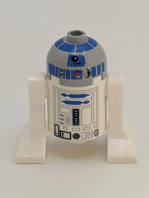 LEGO Star Wars R2-D2 SW0217 Astromech Droid Light Bluish Gray Head Minifigure