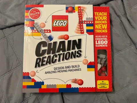Klutz Lego Chain Reactions 78 page book NEW SEALED will all pieces