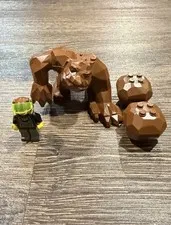 Rock monster and axel minifigures from lego set 4950 Excellent Condition 