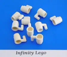 10 LEGO White Minifigure Mug Cup Glass (3899 28655)  10 Pieces