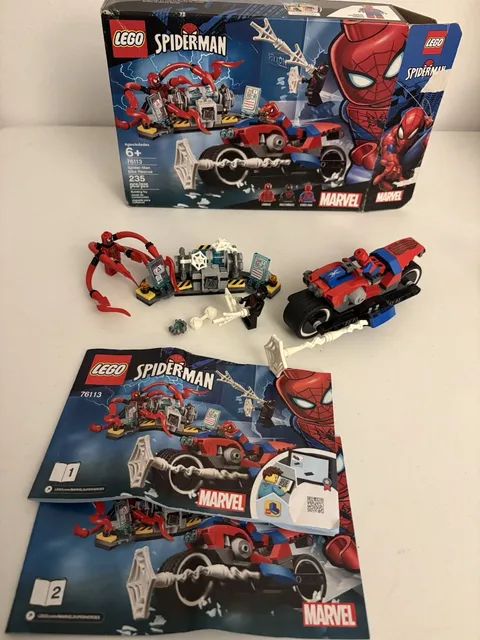 LEGO Marvel Super Heroes: Spider-Man Bike Rescue (76113) 235 pcs Box Instr.
