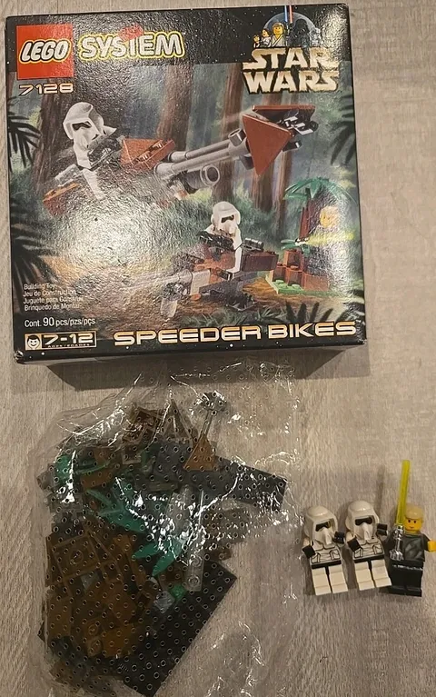 Lego Star Wars  7128 - Speeder Bikes w/box