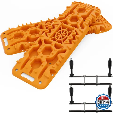 All-Top Traction Boards Build-In Jack Base 2Pcs Recovery Boards Mounting Kit