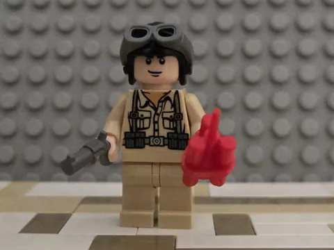 LEGO German Soldier 1 Minifigure - 7622 Indiana Jones Last Crusade