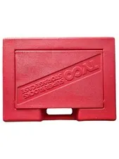VINTAGE RED TYCO SUPER BLOCKS STORAGE CASE 16" X 12" X 4.5" Free Shipping