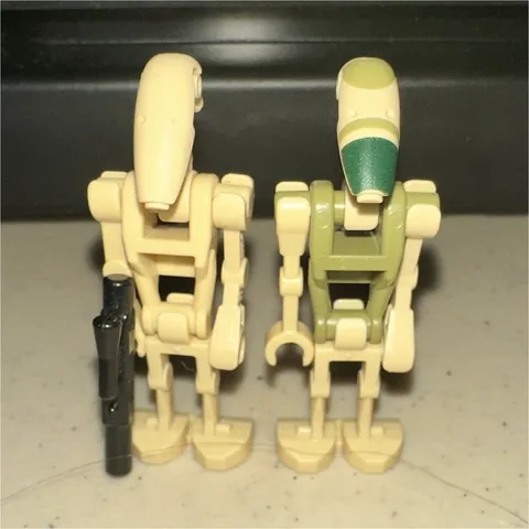 Lego Star Wars Battle Droid Minifigure Lot of 2 Plastic Droid Figures