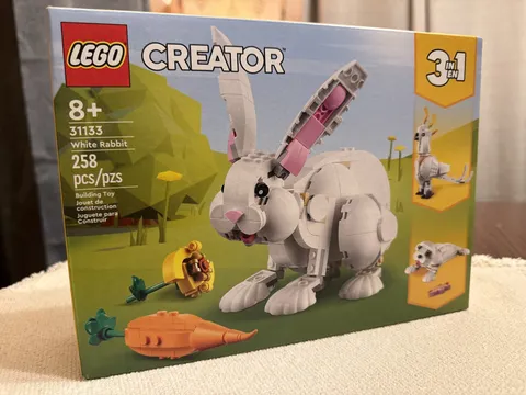 LEGO Creator 3 in 1 White Rabbit 31133 Animal Building Set NEW Sealed