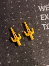LEGO Minifigure Sai Pearl Gold Ninjago Minifig Weapon 98139 (x2)