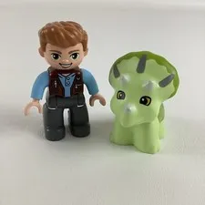 Lego Duplo Jurassic World Owen Action Figure Baby Dino Toddler First Building