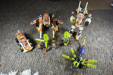 Lego 70707 Galaxy Squad & 70705 Galaxy Squad Bug Obliterator Built Sets