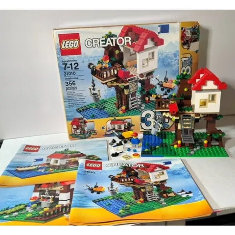 Lego Creator Treehouse #31010 with books & box