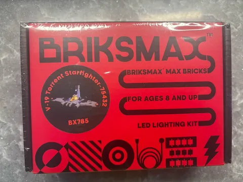 Briksmax LED Lighting Kit For V-19 Torrent Starfighter 75432 Brand New Sealed